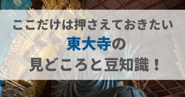 東大寺の見どころを徹底調査【2024年最新版】奈良の大仏だけじゃないポイントをご紹介！